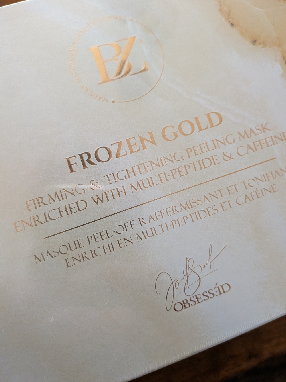 Frozen Gold Firming & Tightening Peeling Mask - Gold